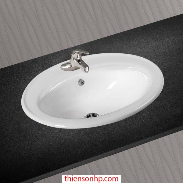 Chậu lavabo dương vành CERAVI CB111 