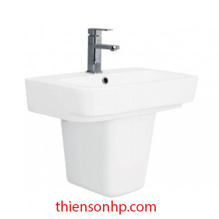 Chậu lavabo treo tường VIGLACERA CD50 Chân Ngắn 