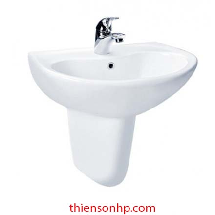 Chậu lavabo treo tường TOTO LHT240CS Chân Ngắn