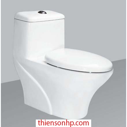 Bồn Cầu Hảo Cảnh Melora D13 (V113) Hai Khối Xả Gạt