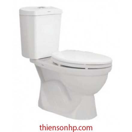 Bồn Cầu Viglacera VI88 2 Khối Xả Nhấn Nắp Êm
