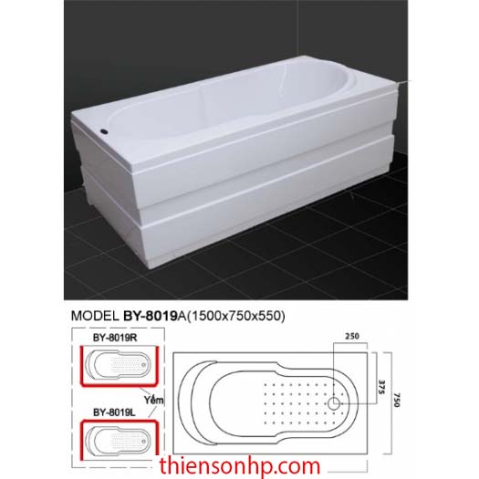 Bồn tắm Brother BY - 8019, BY - 8019T