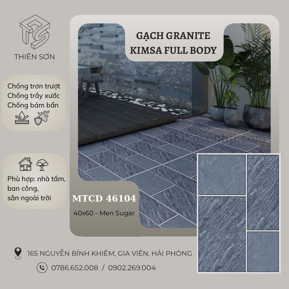 Gạch Granite Kimsa Fullbody MTCD 46104