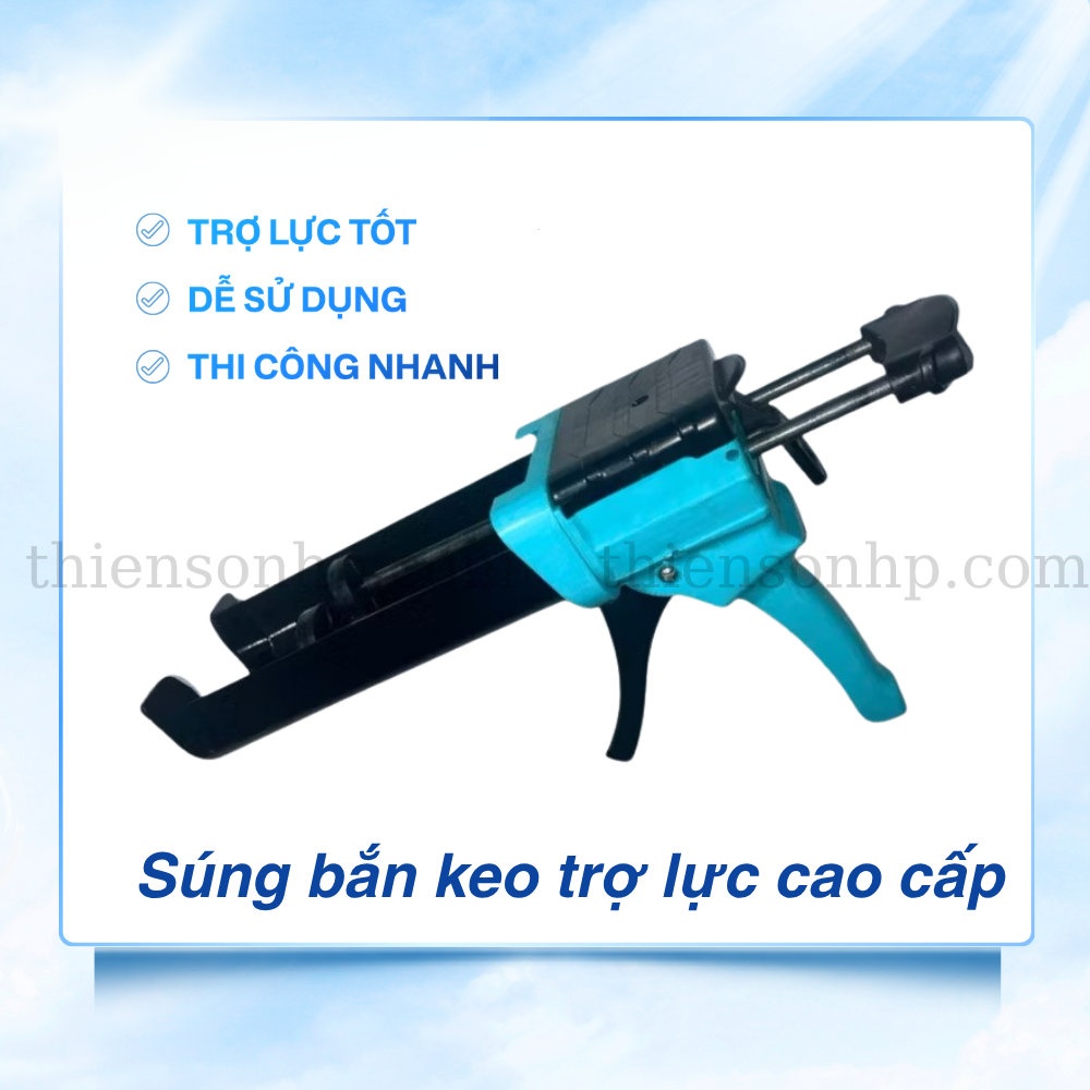 Súng bắn keo trợ lực cao cấp